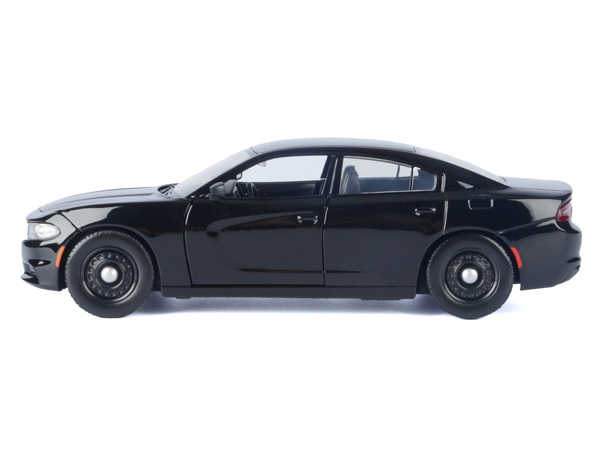 Motormax 1:24-2023 Dodge Charger Pursuit Police Car Black (Custom Builder&