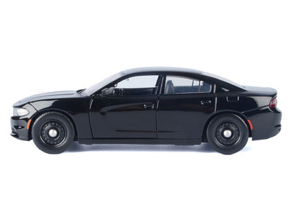 Motormax 1:24-2023 Dodge Charger Pursuit Police Car Black (Custom Builder&
