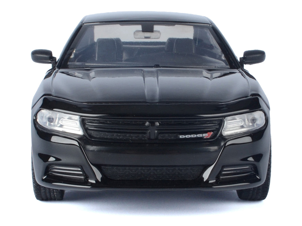 Motormax 1:24-2023 Dodge Charger Pursuit Police Car Black (Custom Builder&