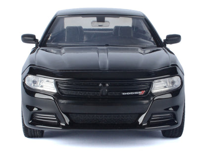 Motormax 1:24-2023 Dodge Charger Pursuit Police Car Black (Custom Builder&