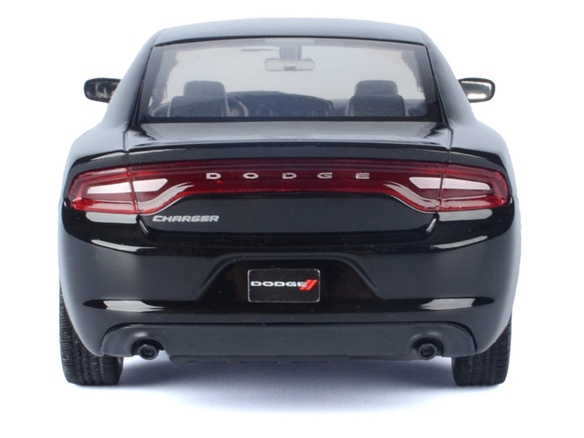 Motormax 1:24-2023 Dodge Charger Pursuit Police Car Black (Custom Builder&