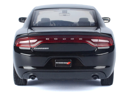Motormax 1:24-2023 Dodge Charger Pursuit Police Car Black (Custom Builder&
