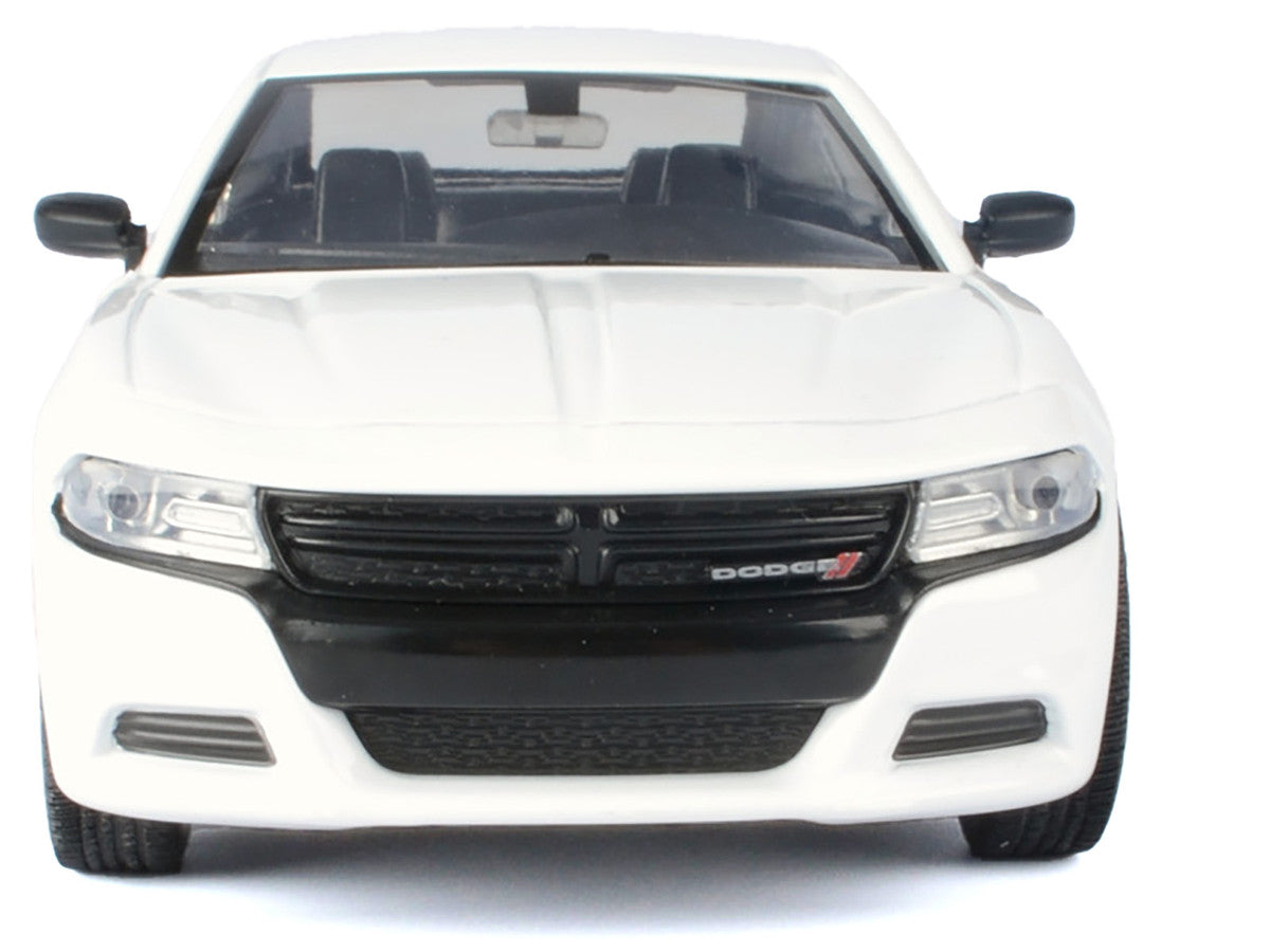 Motormax 1:24 2023 Dodge Charger Pursuit – White (Custom Builder&