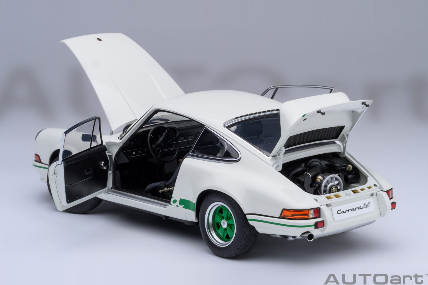 Porsche 911 Carrera 2.7 RS (Grand Prix White with Green stripes)