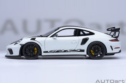 AutoArt 1:18-Porsche 911 (991.2) GT3 RS Weissach Package (White) AA78176