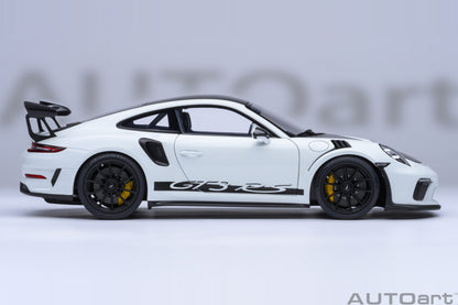 AutoArt 1:18-Porsche 911 (991.2) GT3 RS Weissach Package (White) AA78176