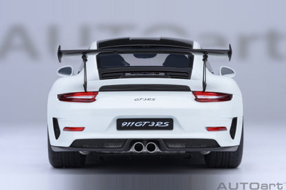 AutoArt 1:18-Porsche 911 (991.2) GT3 RS Weissach Package (White) AA78176