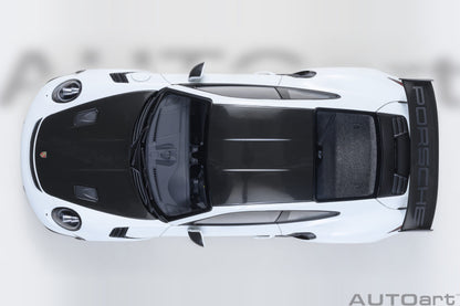 AutoArt 1:18-Porsche 911 (991.2) GT3 RS Weissach Package (White) AA78176