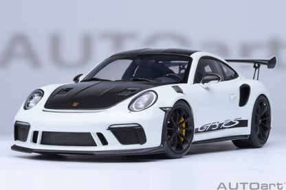 AutoArt 1:18-Porsche 911 (991.2) GT3 RS Weissach Package (White) AA78176