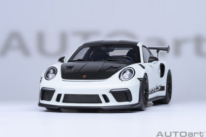 AutoArt 1:18-Porsche 911 (991.2) GT3 RS Weissach Package (White) AA78176