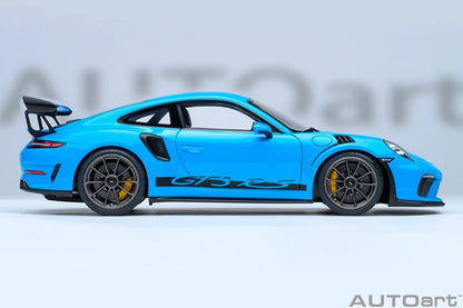 AUTOart 1:18 Porsche 911 (991.2) GT3 RS – Bleu Riviera – AA78182