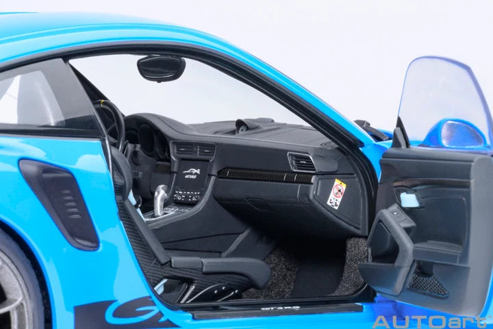 AUTOart 1:18 Porsche 911 (991.2) GT3 RS – Bleu Riviera – AA78182