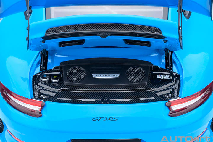 AUTOart 1:18 Porsche 911 (991.2) GT3 RS – Bleu Riviera – AA78182