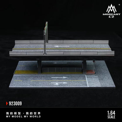 MoreArt Diorama 1:64-Scène de pont surélevé 01-ELEVATED BRIDGE SCENE 01 MO923009