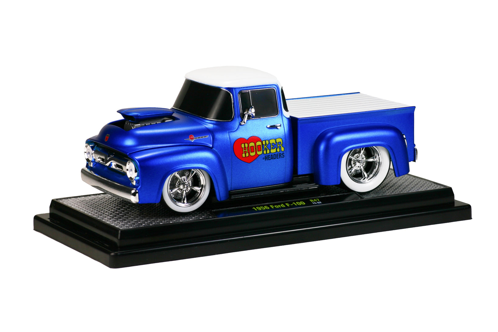 Hooker-1956 Ford F-100-Blue (M2 Release 47-1:24)