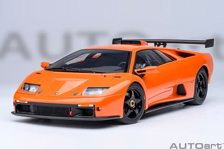 AutoArt 1:18-LAMBORGHINI DIABLO GTR (ARANCIO ISHTAR)-AA79139