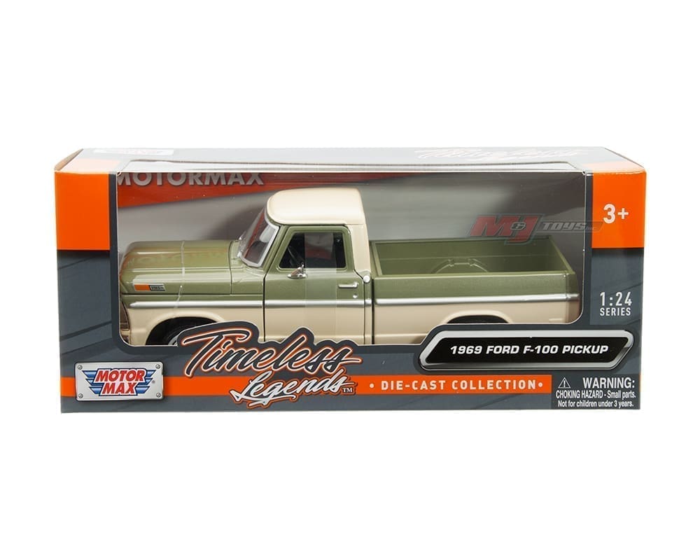 1969 Ford F-100 Pickup – Cream/Olive Green