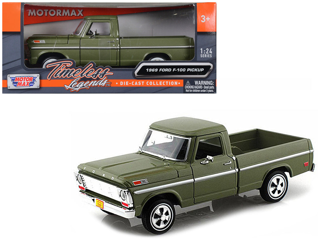 1969 Ford F-100 Pickup – Olive Green