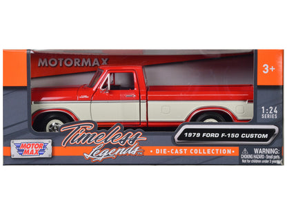 1979 Ford F-150 Custom – Orange/Crème deux tons