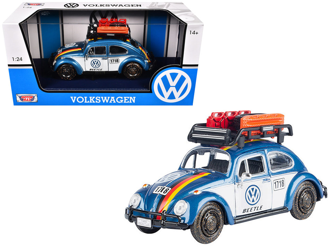 Motormax 1:24 - 1966 Volkswagen Beetle Off Road Custom - 79681