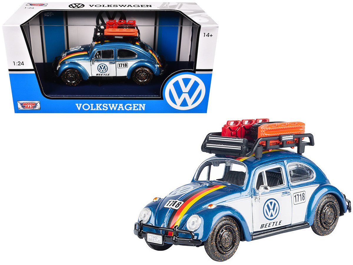 Motormax 1:24 - 1966 Volkswagen Beetle Off Road Custom - 79681