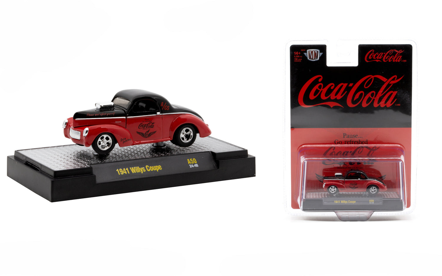 M2 Machines 1:64 Coca-Cola 2024 Release A50 Assortment