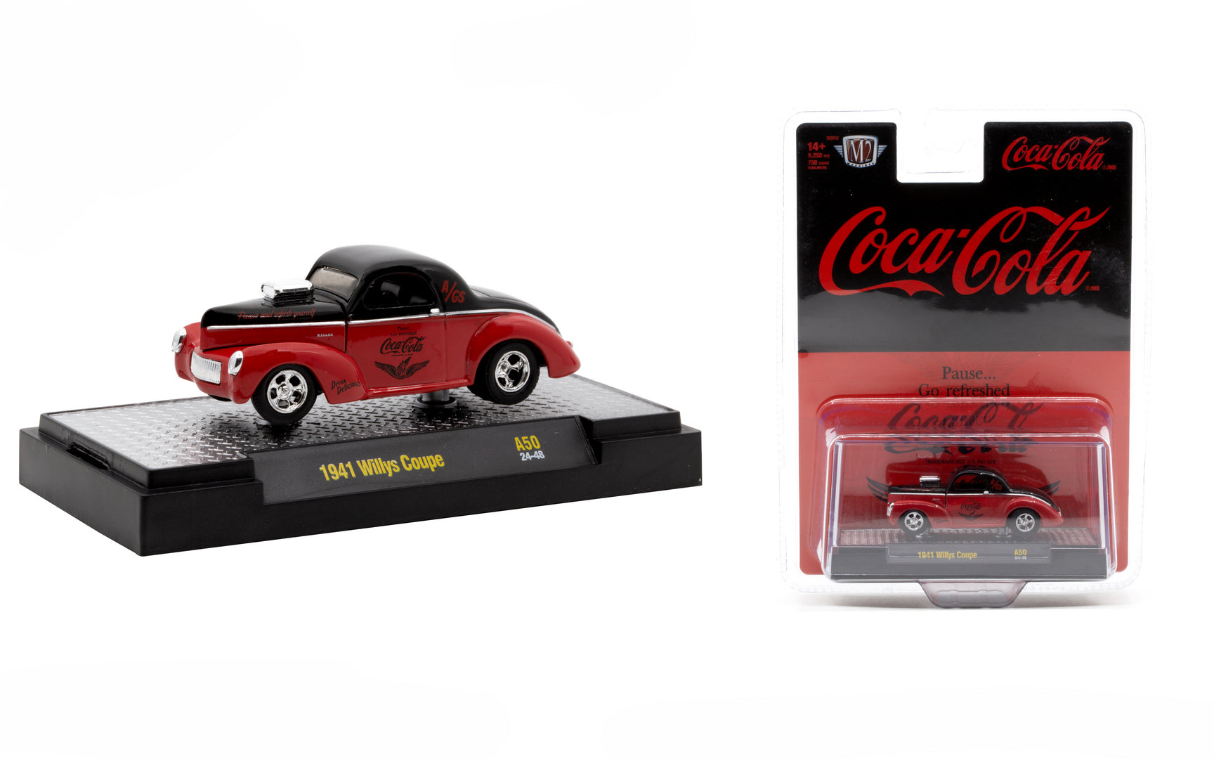 M2 Machines 1:64 Coca-Cola 2024 Release A50 Assortment