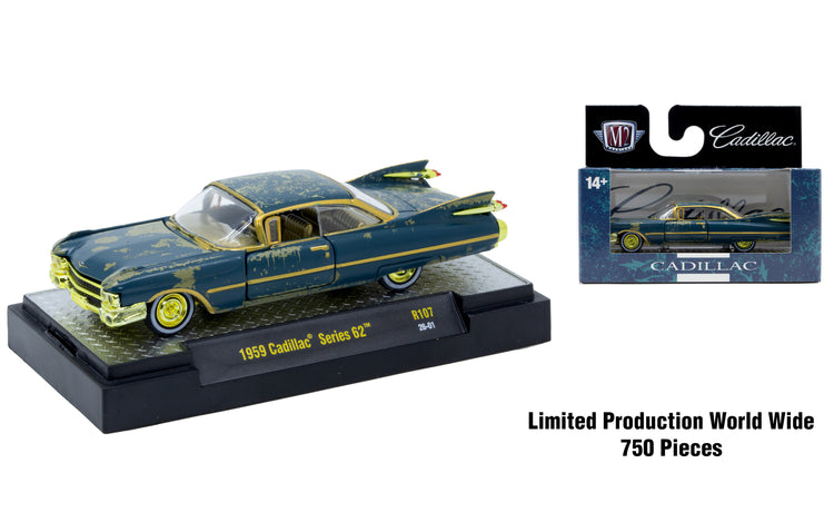 CHASE CARS 1959 Cadillac Series 62 (CHASE-32500-1959-107-CAD)   (M2 Machines-Auto-Thentics Release 107)