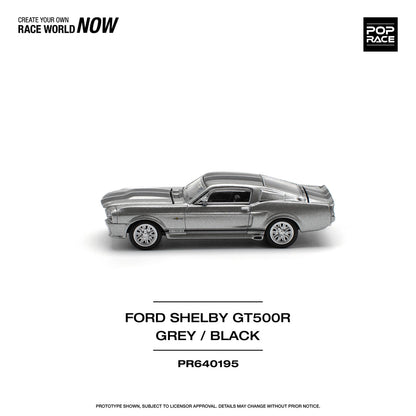 POPRACE-1967 SHELBY MUSTANG GT500 - GREY/BLACK (PR640195)