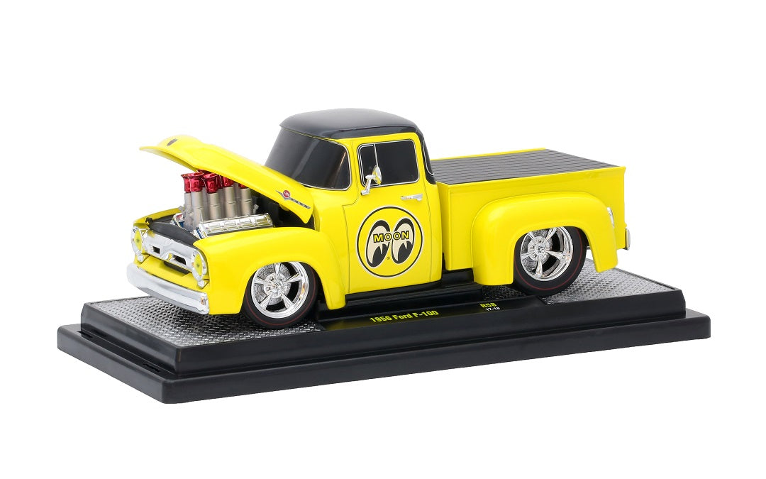MoonEyes-1956 Ford F-100-Blue (M2 Release 58-1:24)