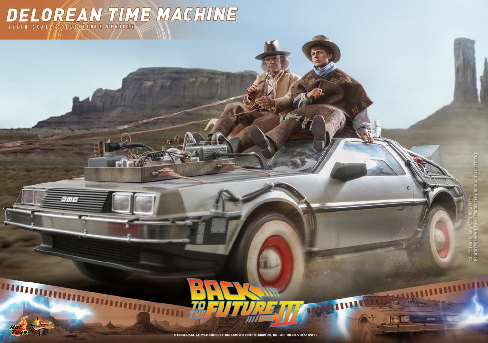 Back to the Future Part III DeLorean Time Machine 1/6th Scale