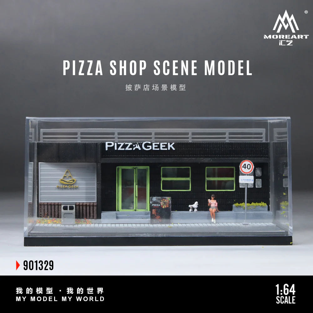 MoreArt Scène de Pizzeria 1:64 MO901329