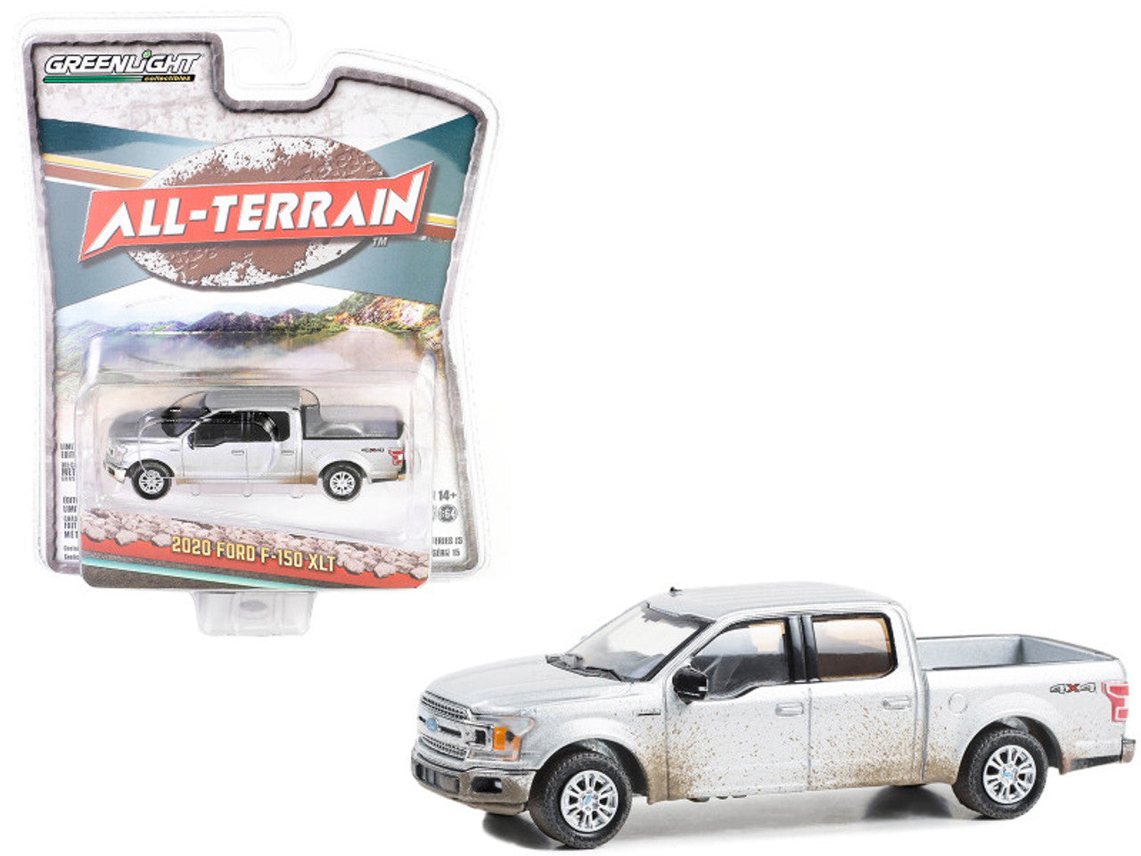 2020 Ford F-150 XLT 4x4 Pickup Truck Iconic Silver Metallic (Dirty Version)