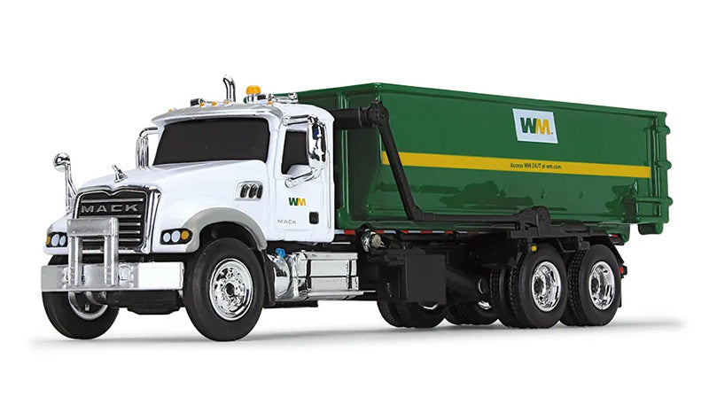 Waste Management - Mack Granite MP with Tub-Style Roll-Off Container