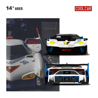 Lamborghini Aventador LP700-4 GT Evo Livrée no 30 Blanche – Cool Car 1:64 CC643830