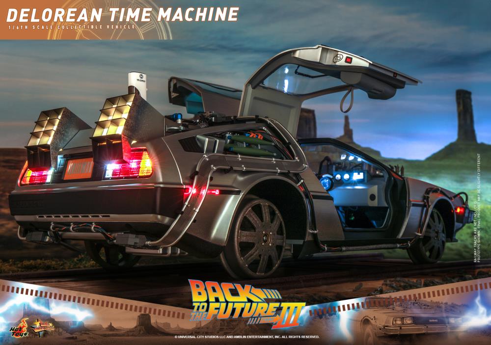 Back to the Future Part III DeLorean Time Machine 1/6th Scale