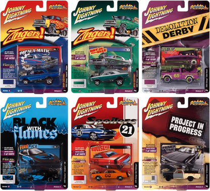 Johnny Lightning 1:64 Street Freaks 2022 Release 4B Set - JLSF022-4B