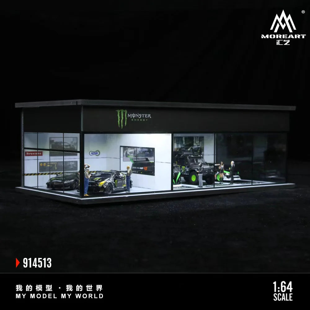 MoreArt 1/64-MONSTER ENERGY EXHIBITION HALL MO914513