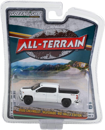 2020 Chevy Silverado RST Rally Edition Pickup Truck Summit White w/Black Stripes