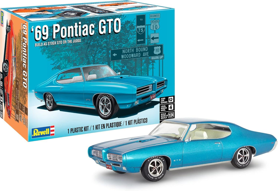 Revell 1969 Pontiac GTO The Judge 1:24 Model Kit (14530)