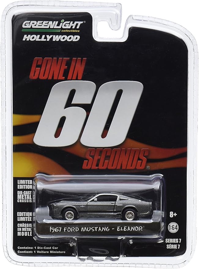 GreenLight 1:64 Ford Mustang Custom 1967 « Eleanor » – Gone in Sixty Seconds (2000) – GL44742
