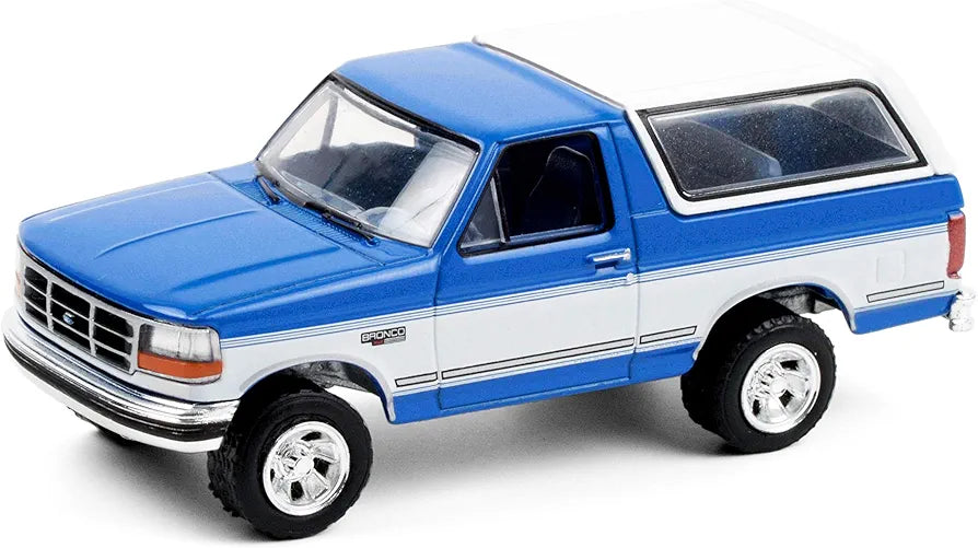 1992 Ford Bronco XLT Bright Regatta (Blue and White)