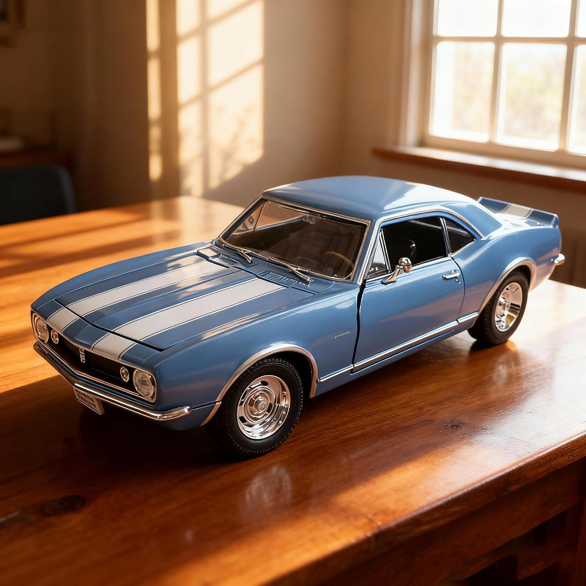 Lucky Die Cast 1:18 Chevrolet Camaro Z/28 1967 – Bleu métallisé – 92188-BLUE