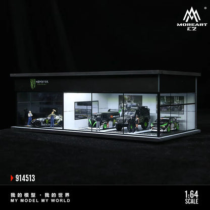 MoreArt 1/64-MONSTER ENERGY EXHIBITION HALL MO914513