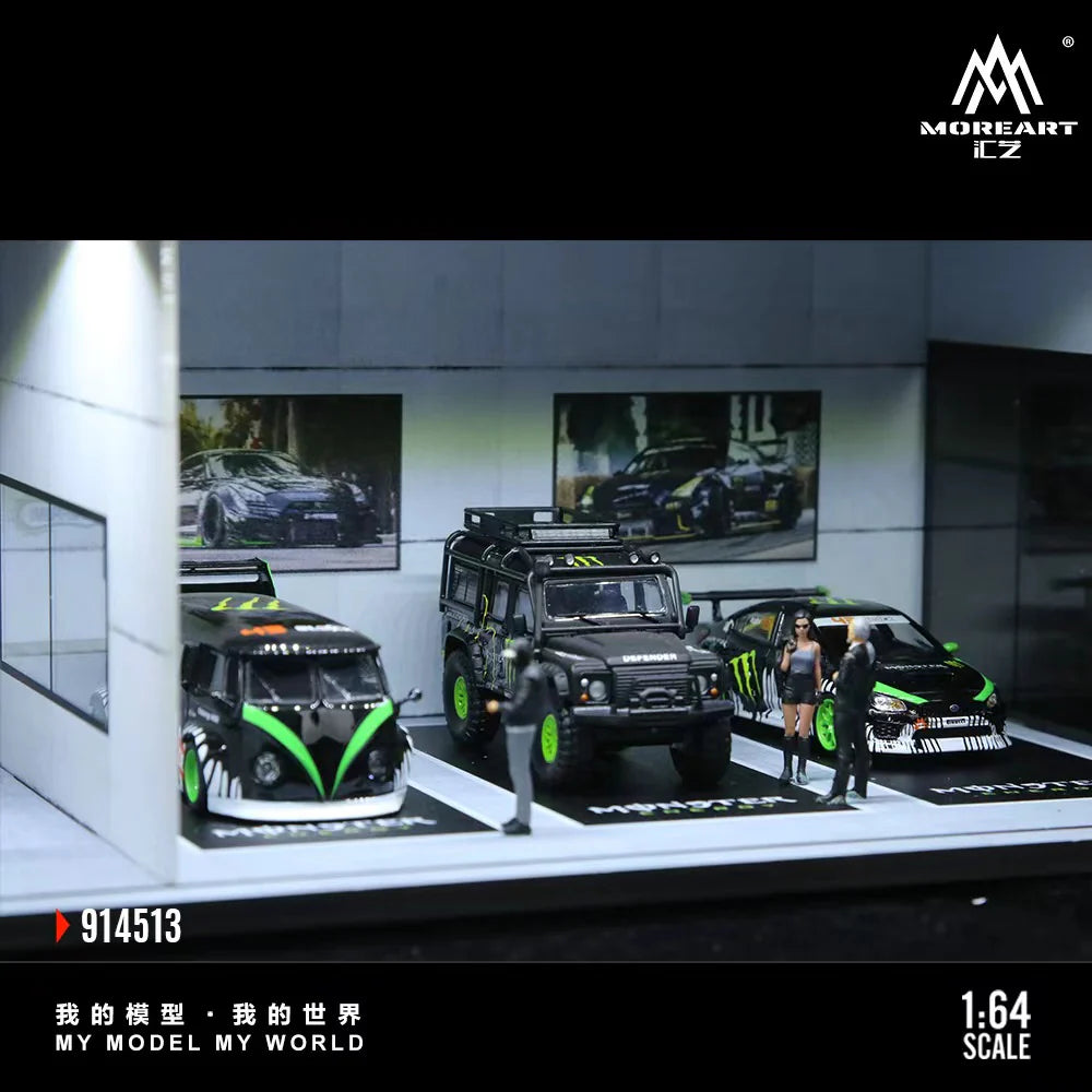 MoreArt 1/64-MONSTER ENERGY EXHIBITION HALL MO914513