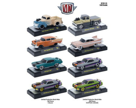 (PRE-ORDER 2026) M2 Machines 1:64 Ground Pounders Release 34 Assortment – 82161-34