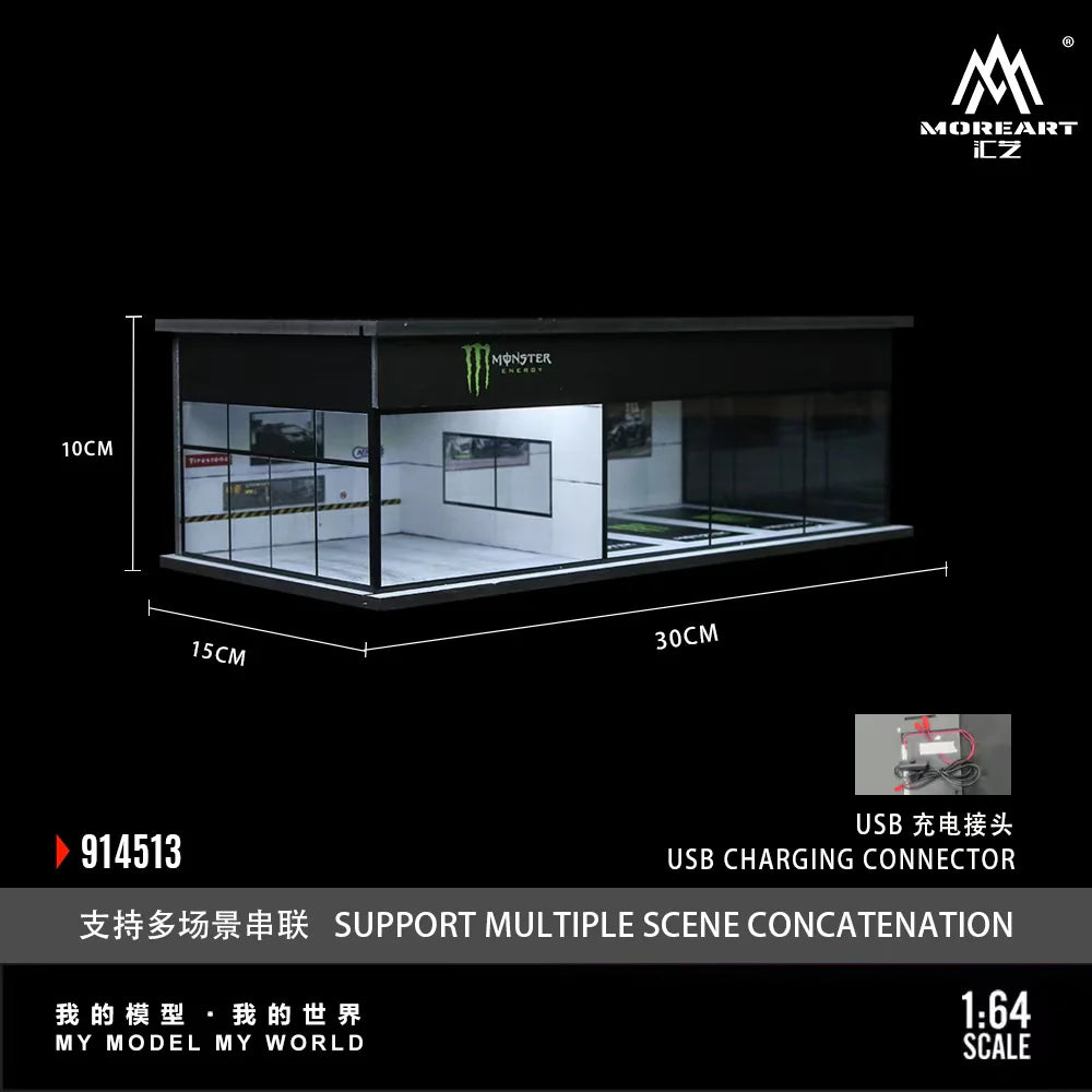 MoreArt 1/64-MONSTER ENERGY EXHIBITION HALL MO914513