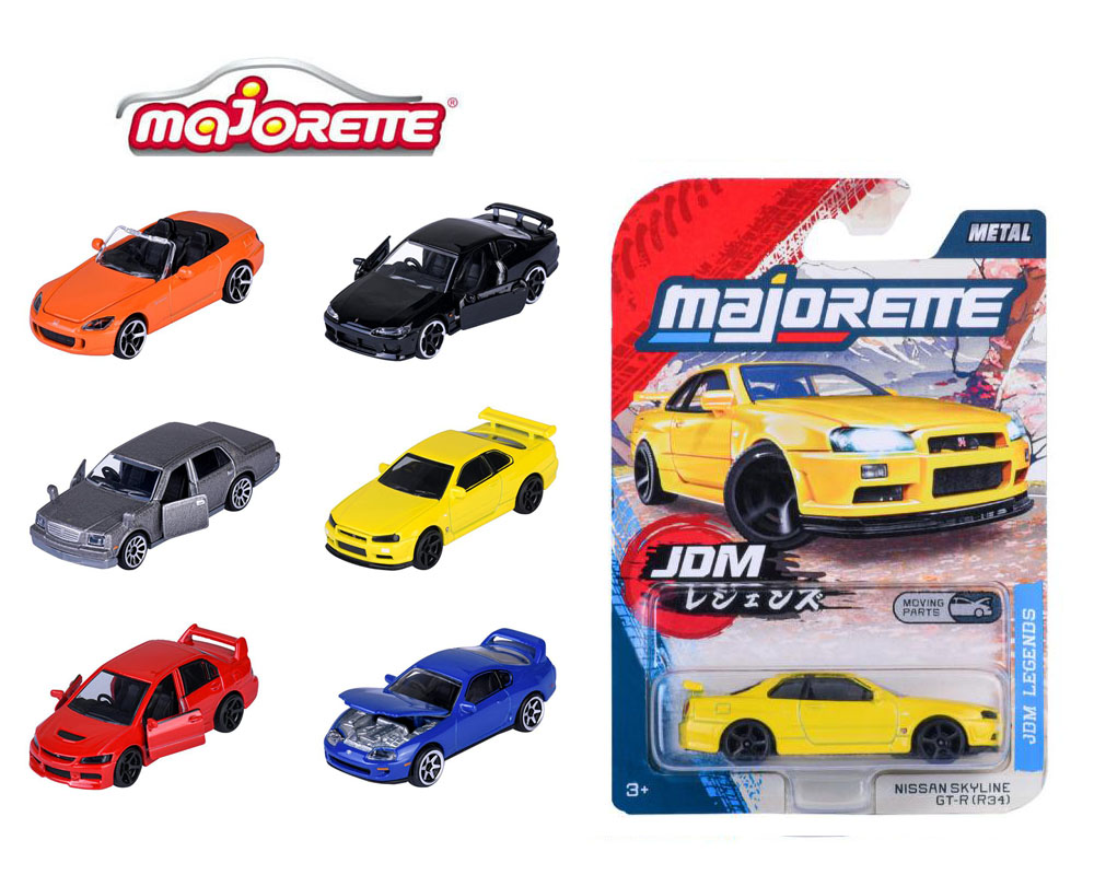 (PRE-ORDER 2026) Majorette 1:64 JDM Legends Assortment 2026 - 8502100000