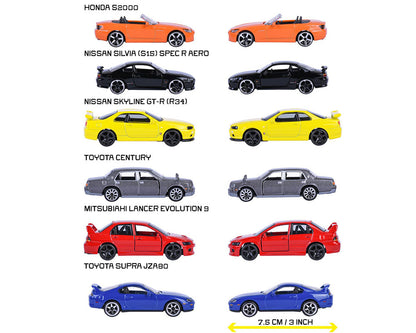 (PRE-ORDER 2026) Majorette 1:64 JDM Legends Assortment 2026 - 8502100000