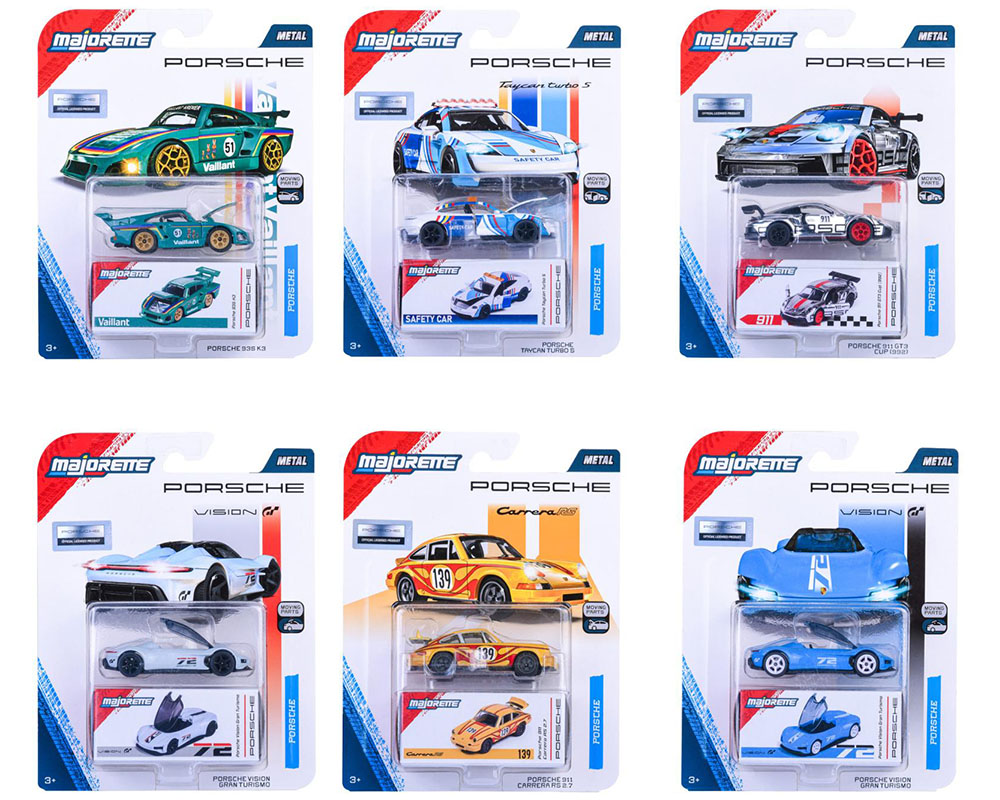 (PRE-ORDER 2026) Majorette 1:64 Deluxe Porsche Assortment 2026 - 8502101001